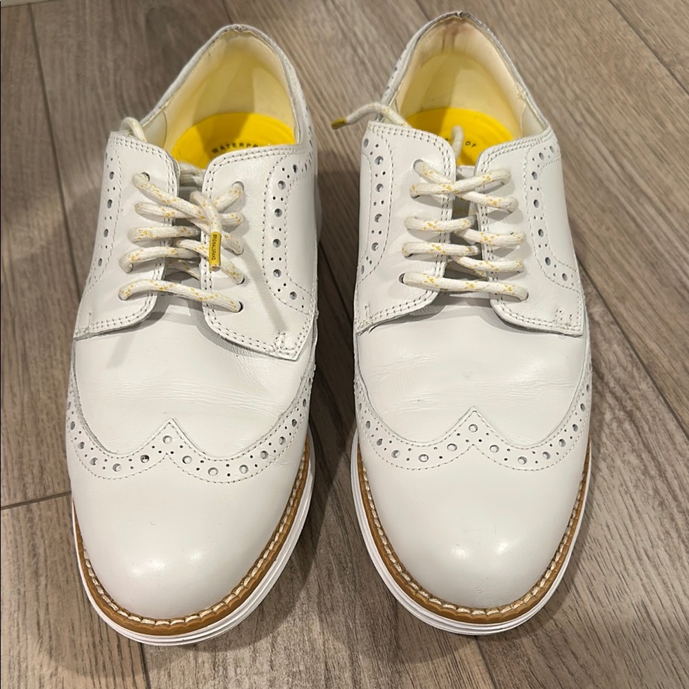 Cole Haan White Athletic Shoes with Modern Design